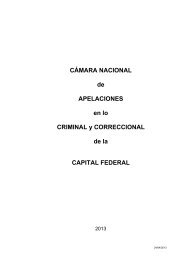 CÁMARA NACIONAL de APELACIONES en lo CRIMINAL y ...