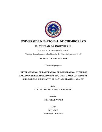 UNIVERSIDAD NACIONAL DE CHIMBORAZO - DSpace UNACH ...