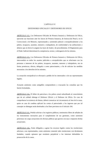 LEY IV - Poder Judicial de la Provincia de Misiones