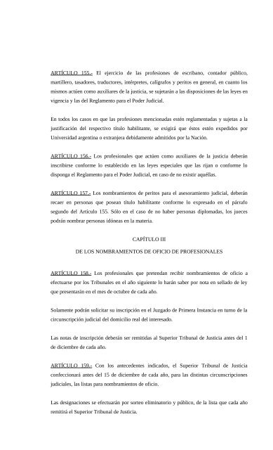 LEY IV - Poder Judicial de la Provincia de Misiones