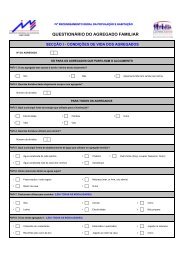 QUESTIONÁRIO DO AGREGADO FAMILIAR - INE