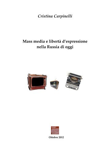 mass media in Russia - CeSPI