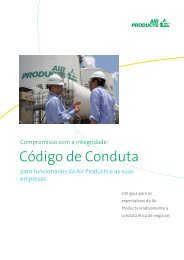 Código de Conduta - Air Products and Chemicals, Inc.