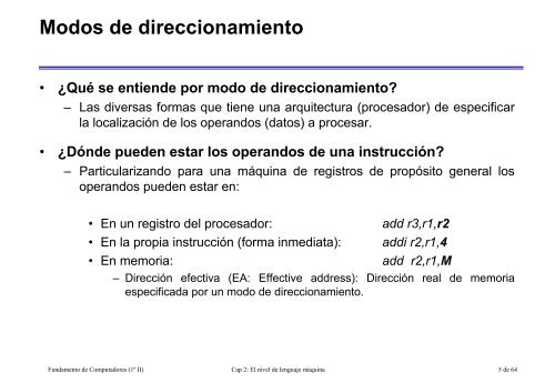 Tema 3: El nivel de lenguaje máquina - Blearning