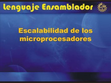 Escalabilidad de los microprocesadores