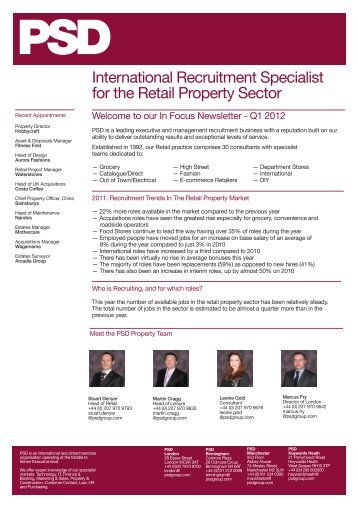 Property Retail Newsletter Dec 11.indd - PSD Group