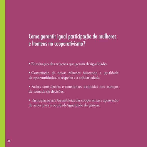 Gênero, Cooperativismo e Associativismo - Ministério da Agricultura ...