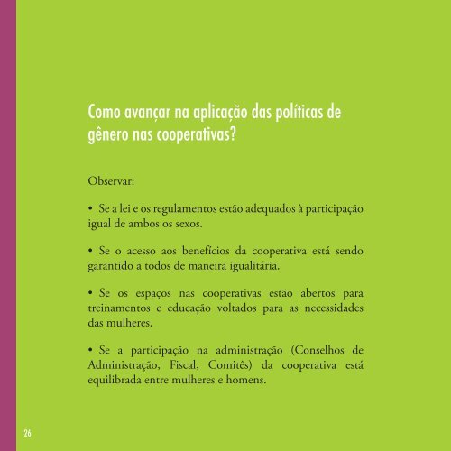 Gênero, Cooperativismo e Associativismo - Ministério da Agricultura ...