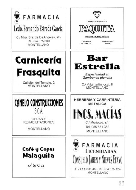 Boletín 2009 - Hermandad del Gran Poder de Montellano