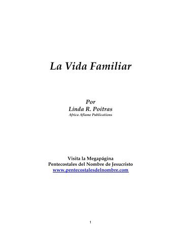 la vida familiar.pdf - Megapagina Pentecostales del Nombre