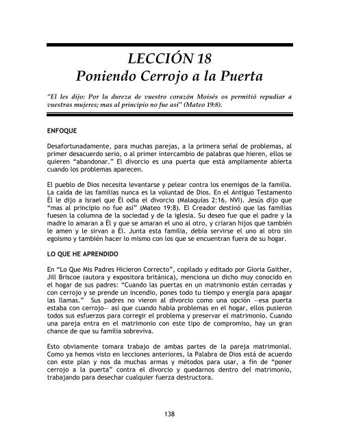 la vida familiar.pdf - Megapagina Pentecostales del Nombre