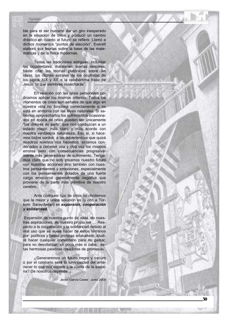 Revista del I .E .S . Miguel de Molinos. Año 7 Nº 21 Verano 2009