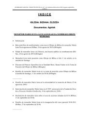 Boletín Oficial del Obispado de Bilbao - Diócesis de Bilbao