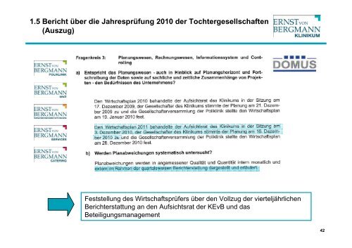 Versorgungsauftrag Klinikum Ernst von Bergmann - Potsdam