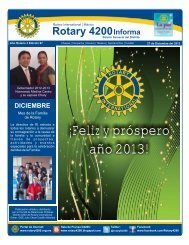 27 de Diciembre del 2012 - Distrito 4200