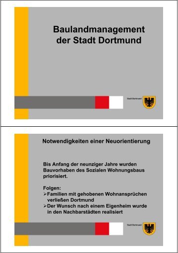 Liegenschaftsamt Dortmund - Potsdam