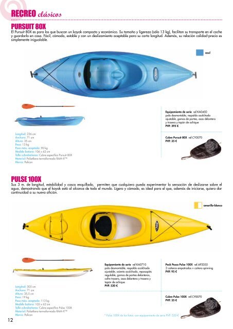 Catálogo 2013 - Omei - Kayak
