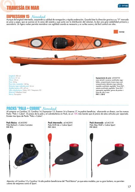 Catálogo 2013 - Omei - Kayak