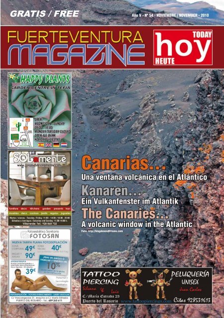 Canarias apuesta por informar y educar a la - fuerteventura ...