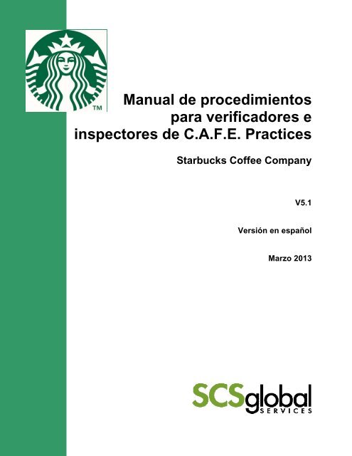  Manual de Procedimientos para Verificadores e Inspectores de ...