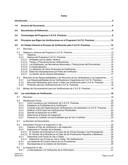 V5.1 Manual de Procedimientos para Verificadores e Inspectores de ...