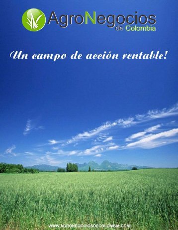catalogo maquinaria pdf - Agro. Colombia