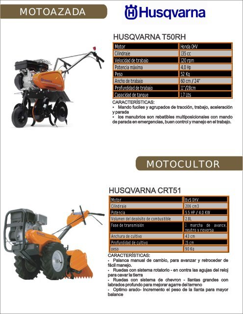 catalogo maquinaria pdf - Agro. Colombia