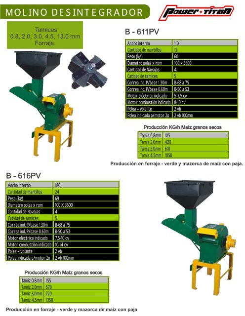 catalogo maquinaria pdf - Agro. Colombia