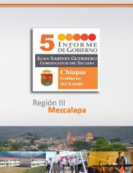 Región III Mezcalapa - Informes de Gobierno