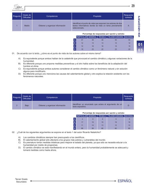 Tercer Grado de Secundaria - Enlace - Secretaría de Educación ...