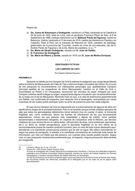 Raices 1 Instituto Boliviano de Genealogía - andes