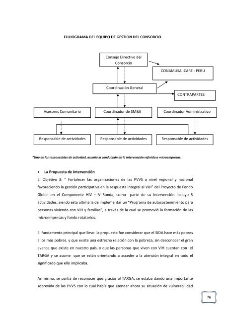 Sistematización VIH V Ronda - CARE Perú