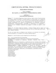 COMITÉ ESTATAL SISTEMA — PRODUCTO PAPAYA
