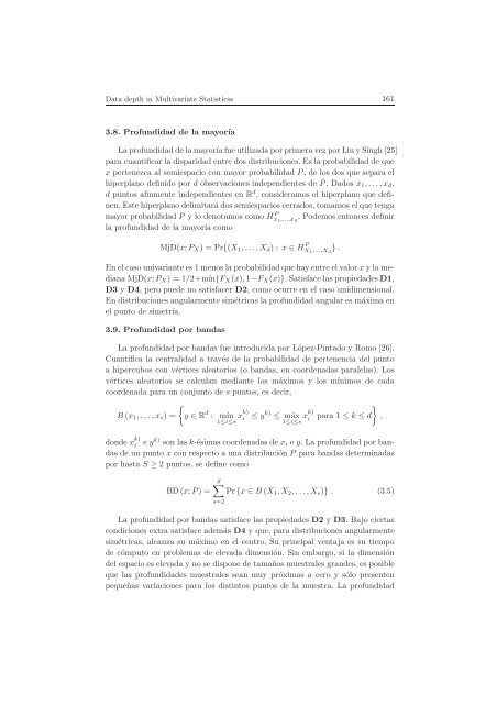 Data depth in Multivariate Statistics - European Mathematical Society