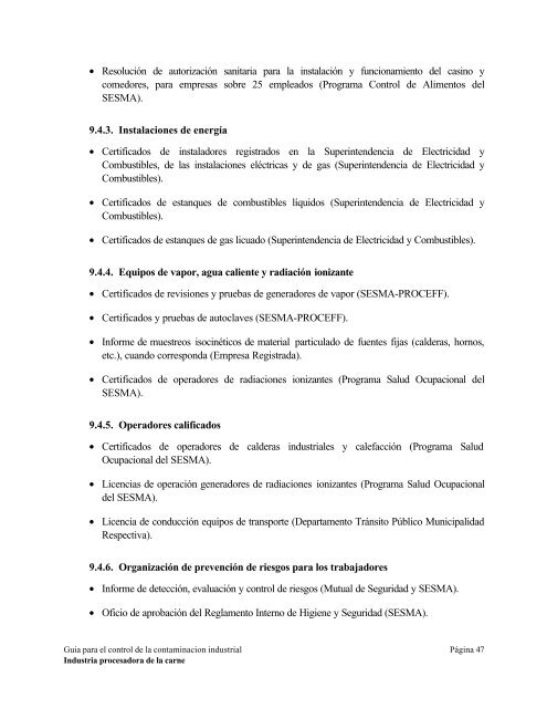 Industria Procesadora de Carnes - Sofofa