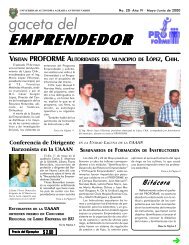 gaceta del EMPRENDEDOR EMPRENDEDOR ... - uaaan