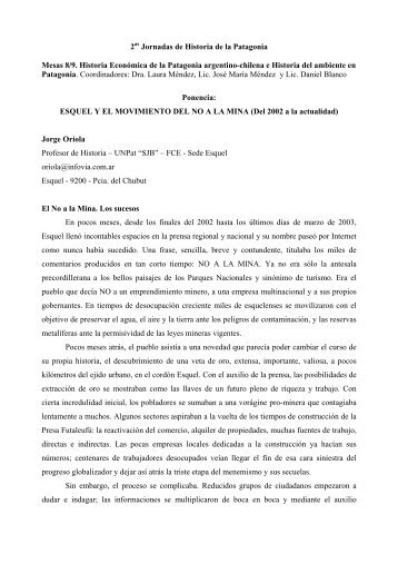 Oriola (Esquel y ).pdf - Hecho Histórico