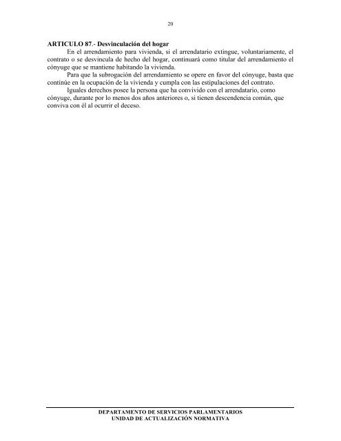 Ley General de Arrendamientos urbanos y suburbanos - Instituto de ...