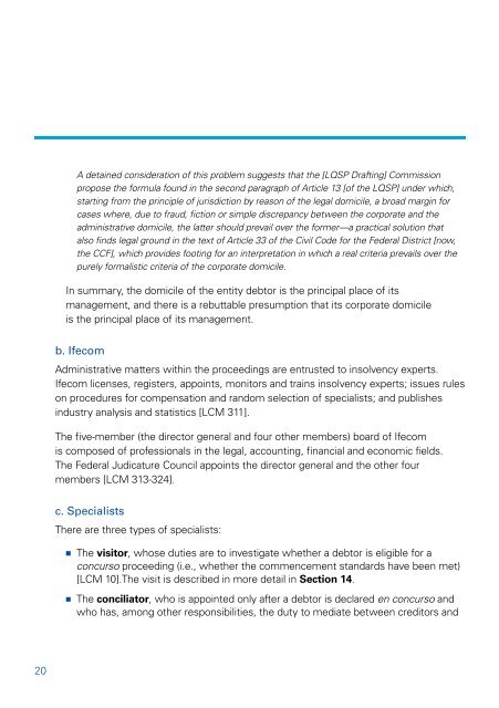 Mexican Legal Framework of Business Insolvency - White & Case