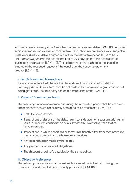 Mexican Legal Framework of Business Insolvency - White & Case