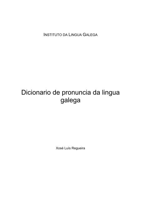 INSTITUTO DA LINGUA GALEGA - Apradoga