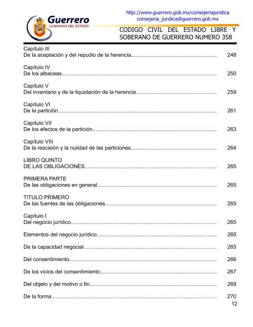 Guerrero - Código Civil - Orden Jurídico Nacional