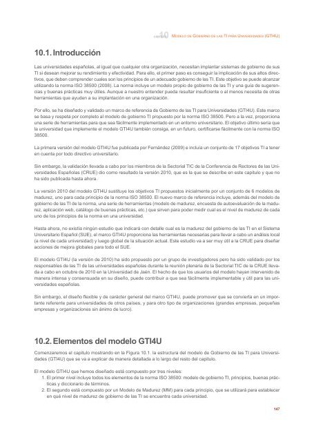 Gobierno de las TI para universidades - CRUE