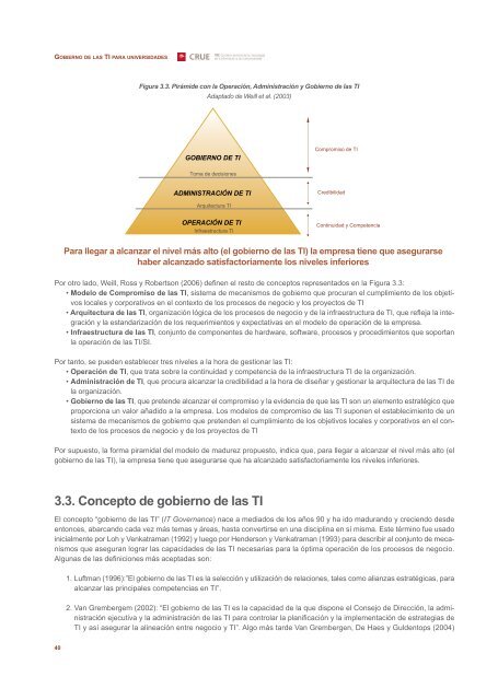 Gobierno de las TI para universidades - CRUE