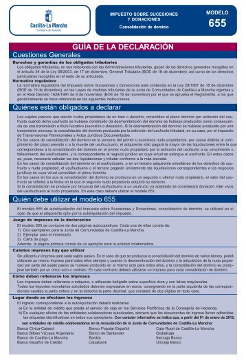 Instrucciones 655 - Tributos - Junta de Comunidades de Castilla-La ...
