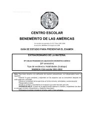 CENTRO ESCOLAR BENEMÉRITO DE LAS AMÉRICAS