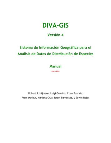 Manual de Diva-GIS