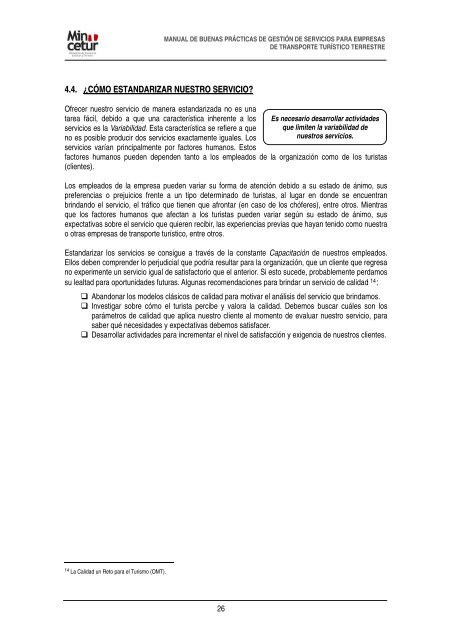 Manual de Buenas Prácticas de Gestión de Servicios para ...