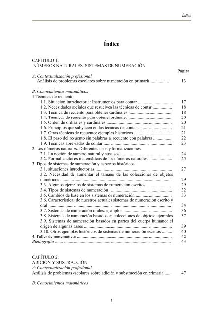 Matemáticas para Maestros