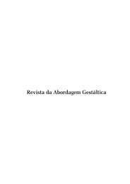 Revista da Abordagem Gestáltica - ITGT